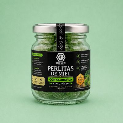 Perlitas de Miel con Clorofila y Propóleo – Defensa y Detox Natural