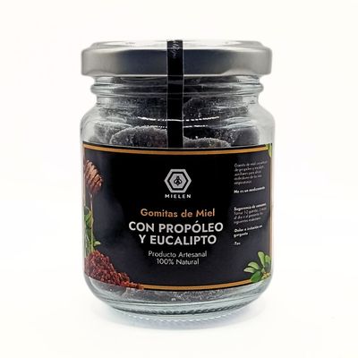Gomitas de miel con propóleo y eucalipto