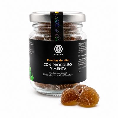 Gomitas Protectoras de Miel, Propóleo y Menta