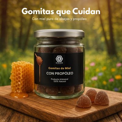 Gomitas de miel con propóleo