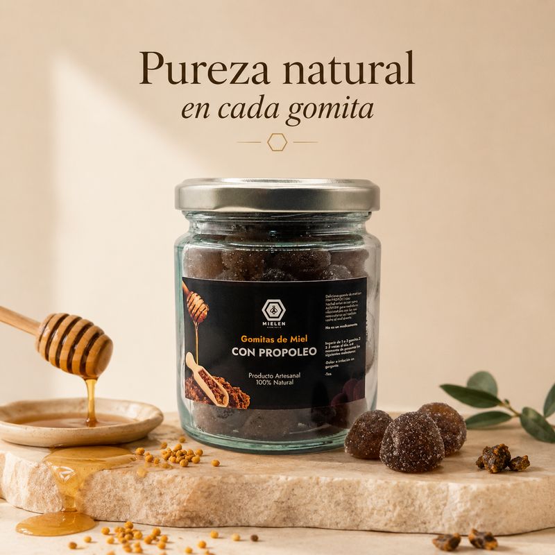 Gomitas de miel con propóleo