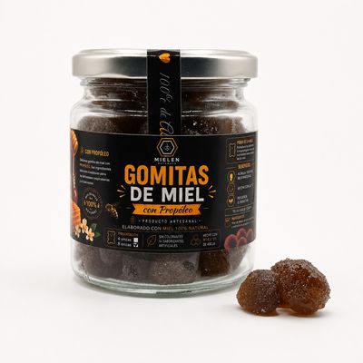 Gomitas de miel con propóleo