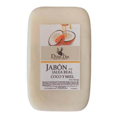 Jabón "Tesoro de Reina": Jalea Real, Coco y Miel