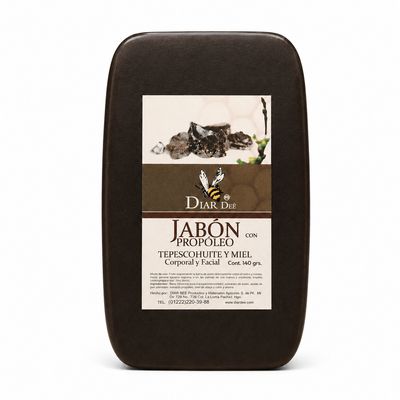 Jabón Artesanal de Tepezcohuite y Propóleo