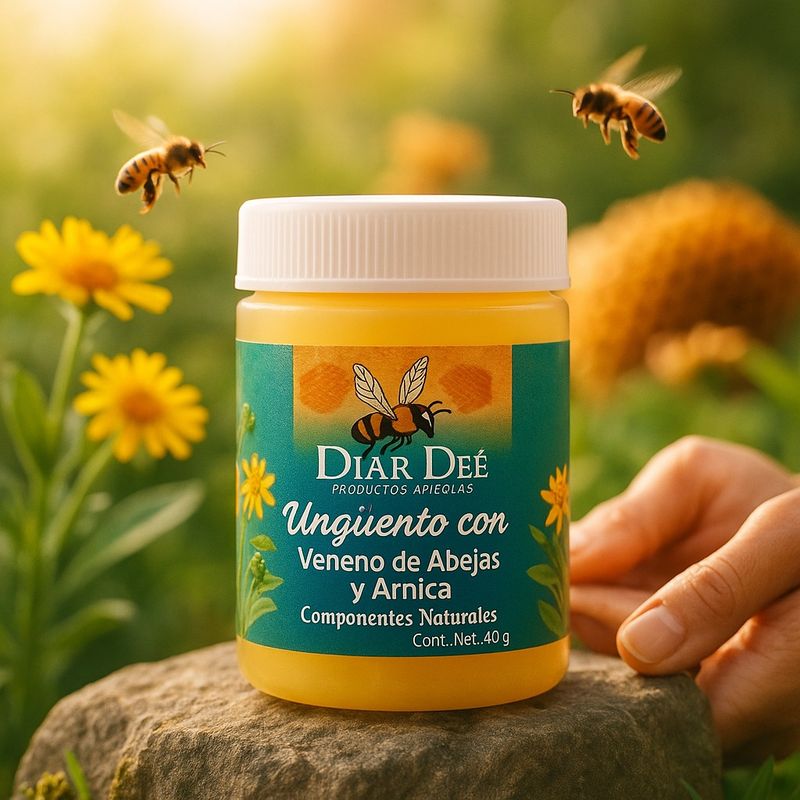 Ungüento de Veneno de Abeja y Árnica - Alivio Tópico Concentrado