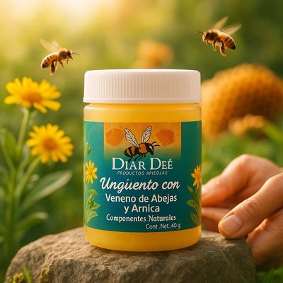Ungüento de Veneno de Abeja y Árnica - Alivio Tópico Concentrado