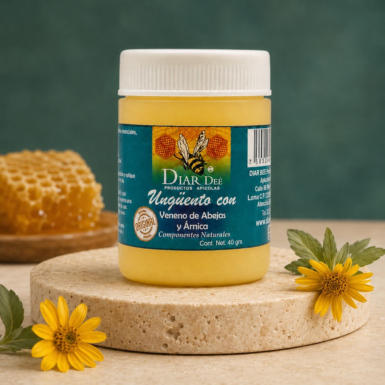 Ungüento de Veneno de Abeja y Árnica - Alivio Tópico Concentrado