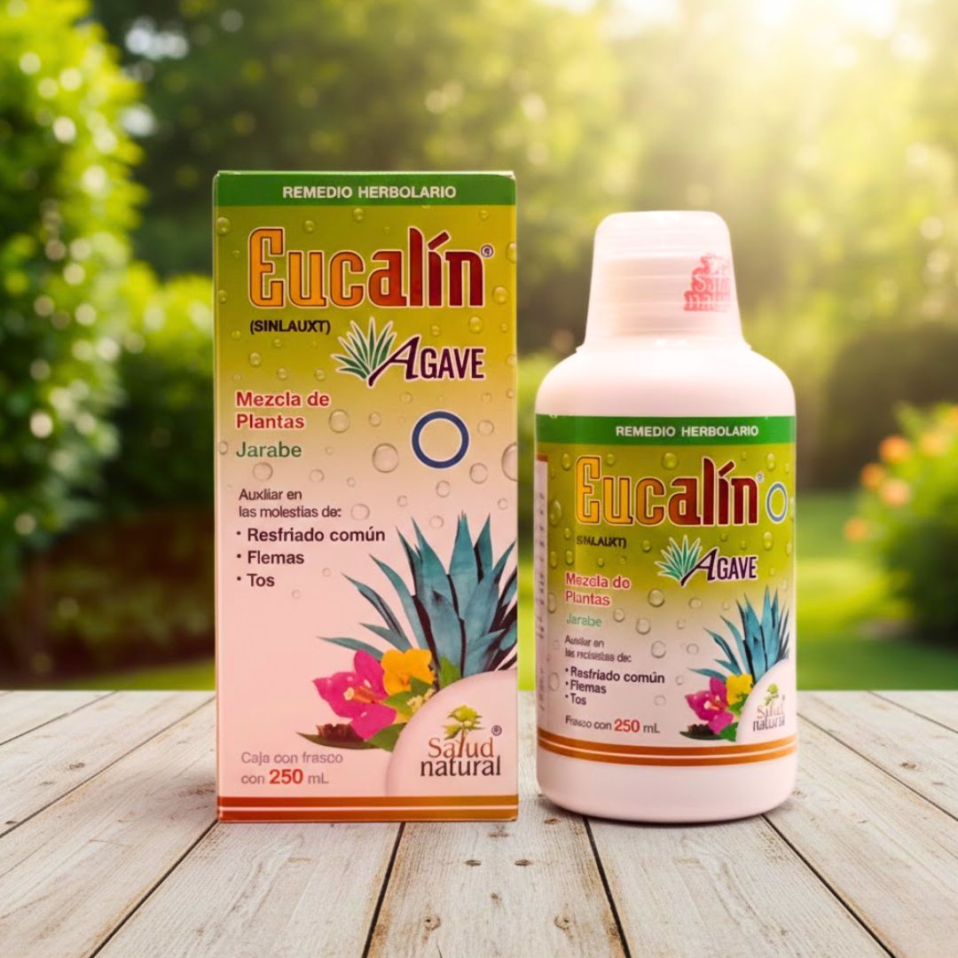 Jarabe Eucalin Agave – Fórmula Herbal Reforzada (250 ml)