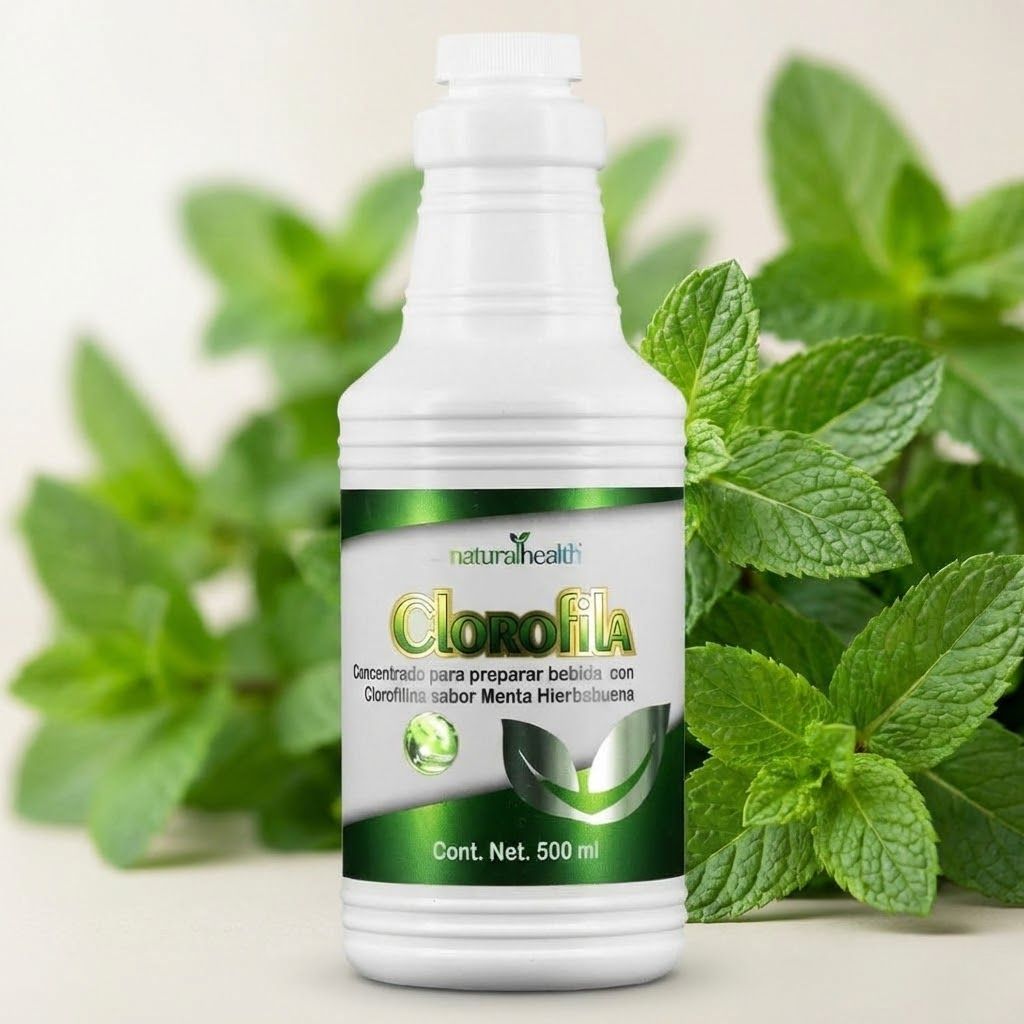 Clorofila Líquida Sabor Menta – Natural Health (500 ml)