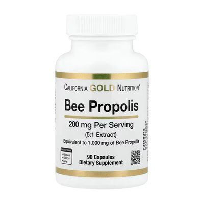 Propóleo de abeja 1000 mg – California Gold Nutrition (90 cápsulas)