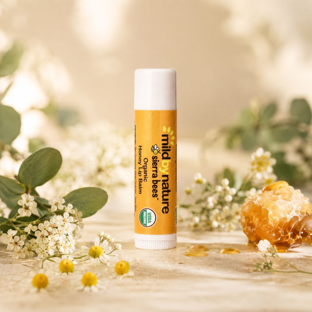 Bálsamo Labial Orgánico Mild By Nature Sierra Bees Miel