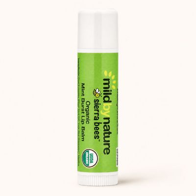 Bálsamo Labial Orgánico Mild By Nature Sierra Bees con Menta