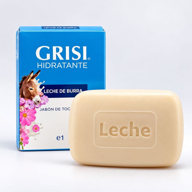 Jabón de Leche de Burra Grisi (125 g)