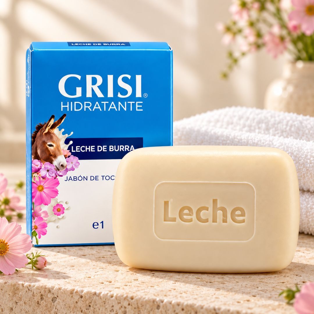 Jabón de Leche de Burra Grisi (125 g)