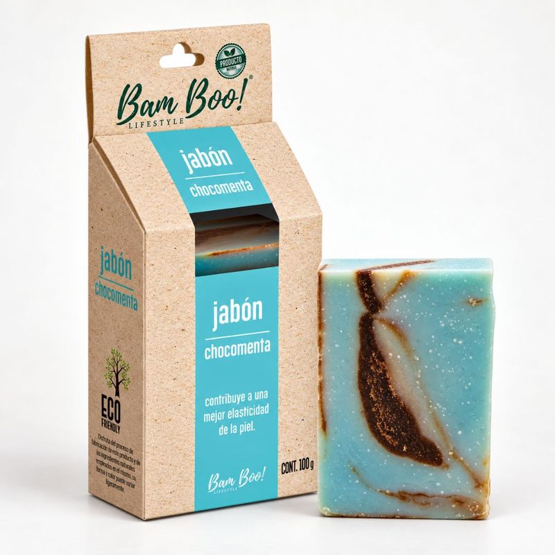 Jabón Artesanal Chocomenta Bam Boo! Lifestyle (100 g)