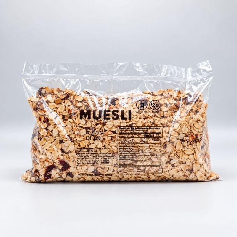 Muesli Sin Gluten Orgánico con Goji, Acaí y Chía