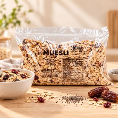 Muesli Sin Gluten Orgánico con Goji, Acaí y Chía