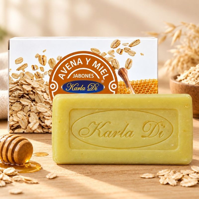 Jabón de Avena y Miel de Abejas – Karla Di Naturals (100 g)