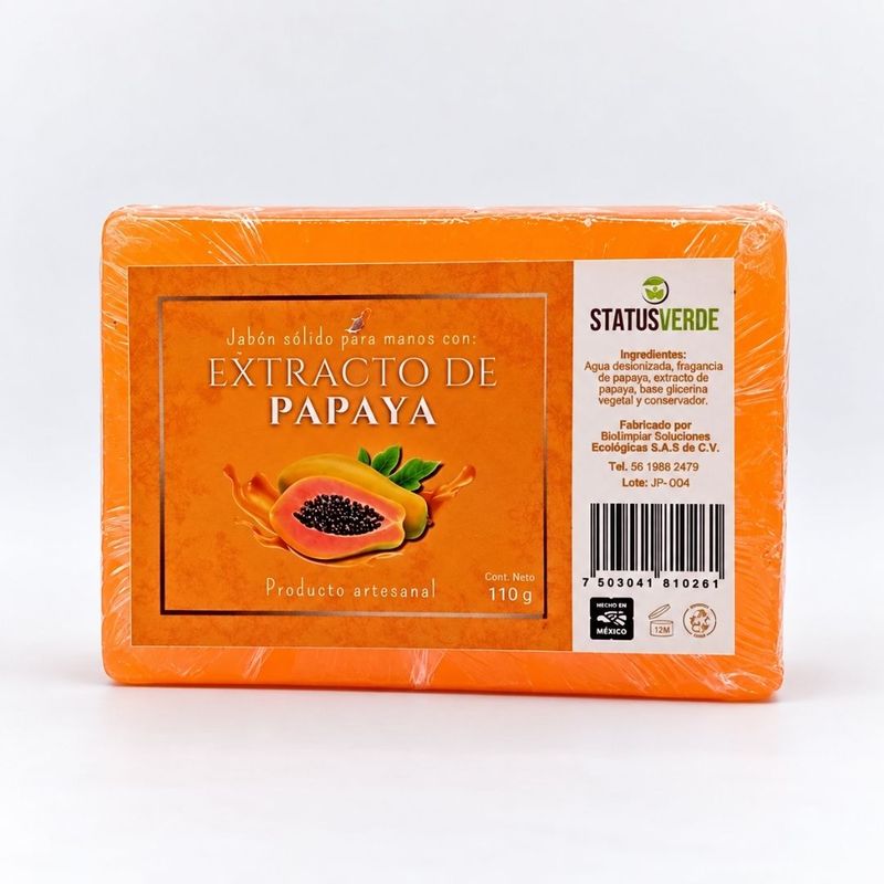 Jabón de Papaya – Status Verde (110 g)