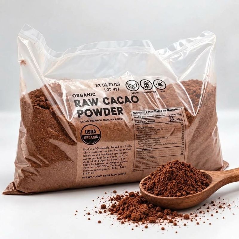 Cacao en Polvo Crudo Orgánico
