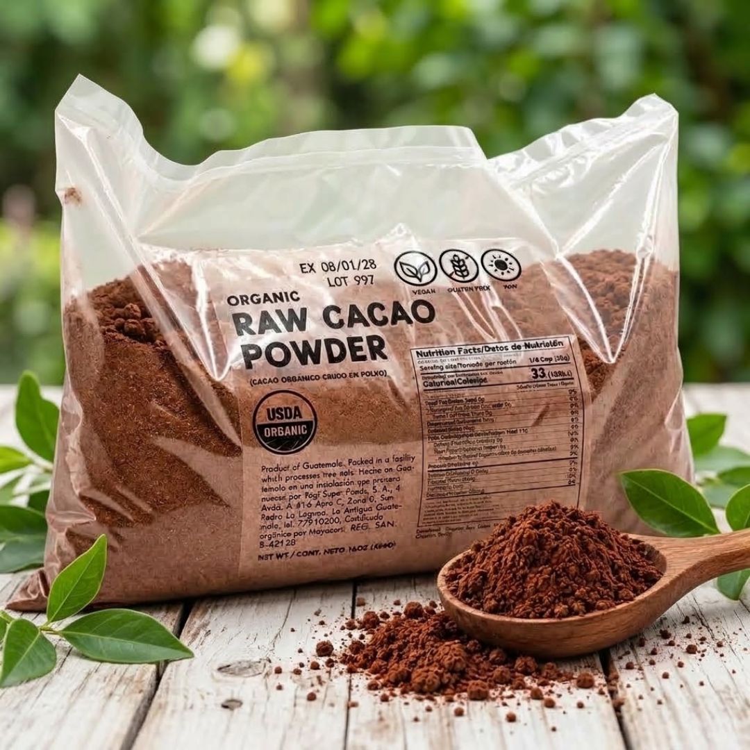 Cacao en Polvo Crudo Orgánico