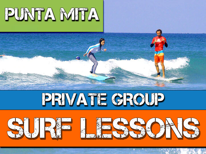 PUNTA MITA SURF LESSONS PRIVATE GROUP