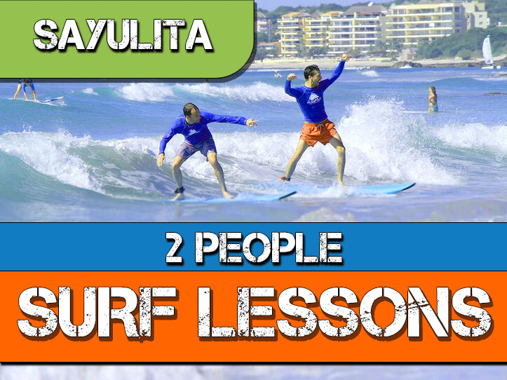 SAYULITA SURF LESSONS 2 PEOPLE