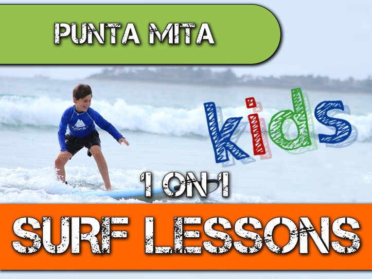 PUNTA MITA SURF LESSONS FOR KIDS 1 ON 1