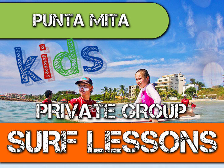 PUNTA MITA SURF LESSONS FOR KIDS PRIVATE GROUP
