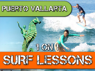 Puerto Vallarta Surf Lessons 1 on 1 FD