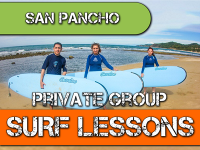SAN  PANCHO SURF LESSONS PRIVATE GROUP GS