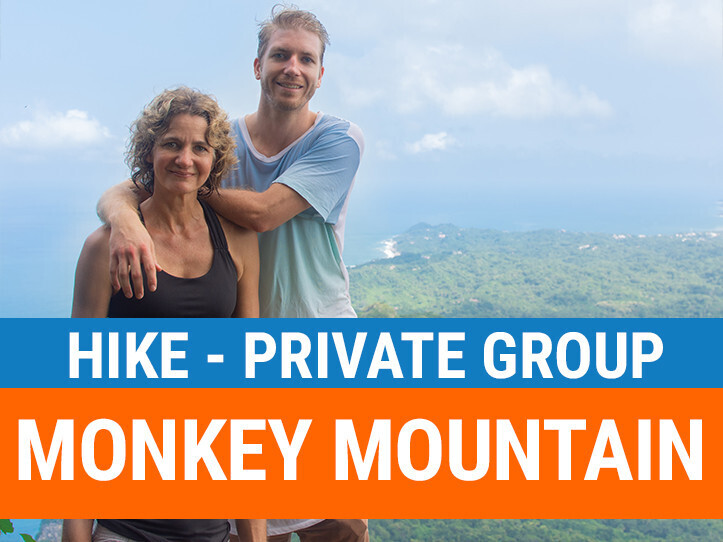 HIKING TOUR: MONKEY MOUNTAIN PRIVATE GROUP 2 PEOPLE OR MORE