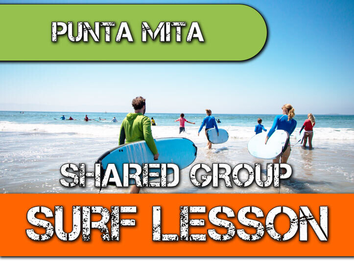 PUNTA MITA SURF LESSONS SHARED GROUP