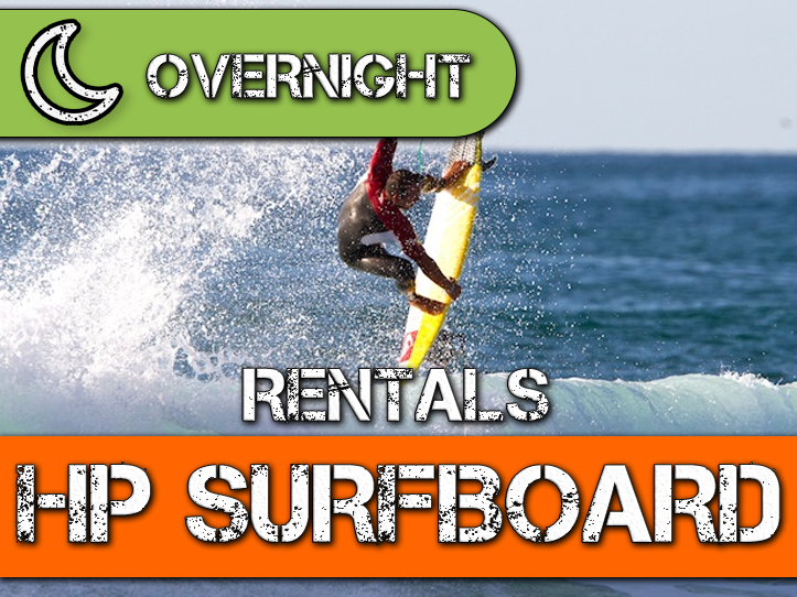 Surf Board Rental HIGH PERFORMANCE Overnight