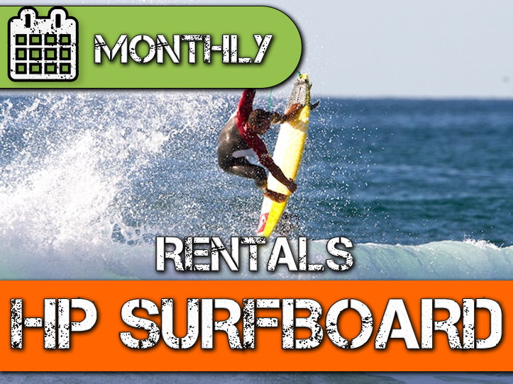 Surf Board Rental HIGH PERFORMANCE by Month