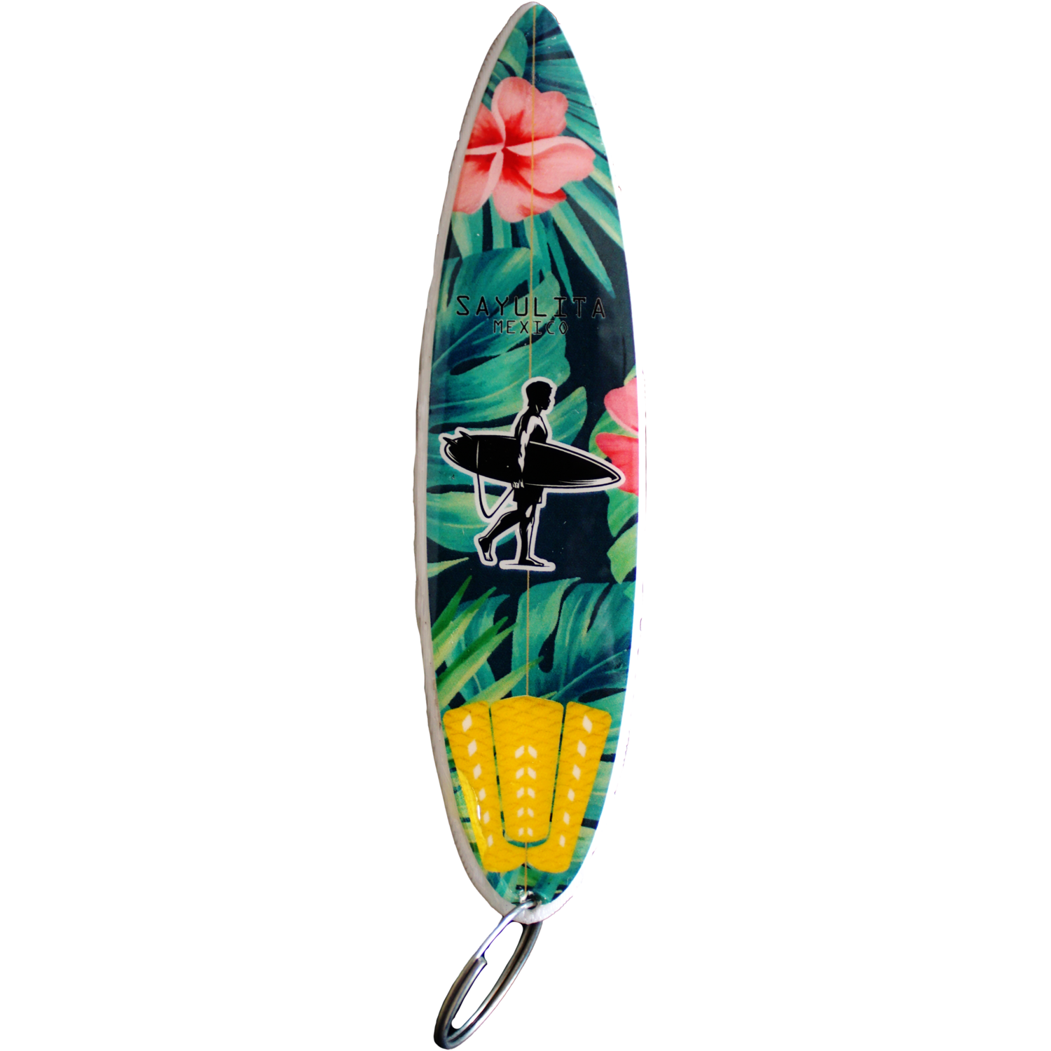 La Lancha - Sayulita Surf Keychain by WildMex, Desing: Hawaiian style