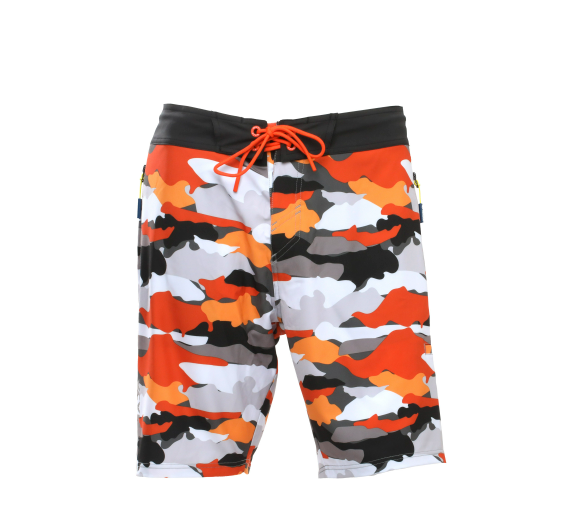 MAJA BOARDSHORT CAMOFLOW NARANJA