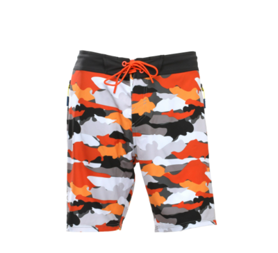 MAJA BOARDSHORT CAMOFLOW NARANJA