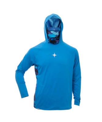 MAJA PERFORMANCE T-SHIRT WITH BLUE CAMOFLOW MASK