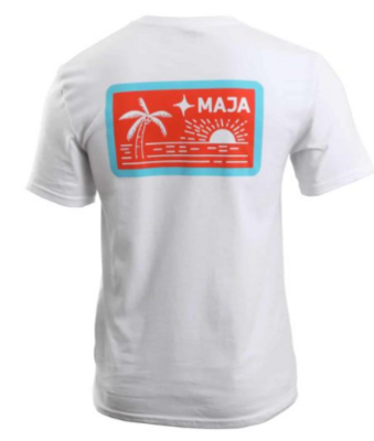 MAJA SUNSET POSTCARD T-SHIRT