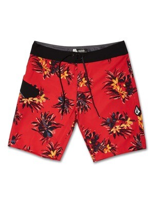 VOLCOM BOARDSHORT MOD LIDO PRINT 20" / CARMINE RED / CMR