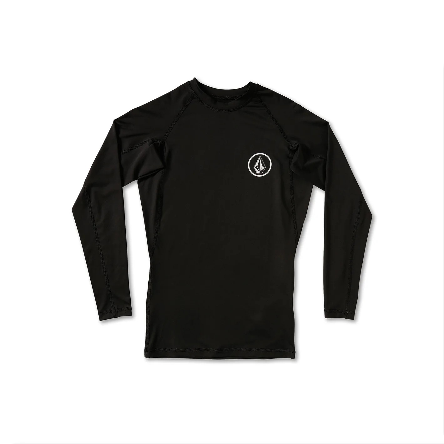 VOLCOM LIDO SOLID MANGA LARGA UPF 50 RASHGUARD - BLK