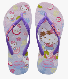 HAVAIANAS SANDALS - KIDS SLIM HELLO KITTY