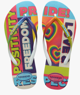 HAVAIANAS SANDALS - TOP PRIDE RAINBOW