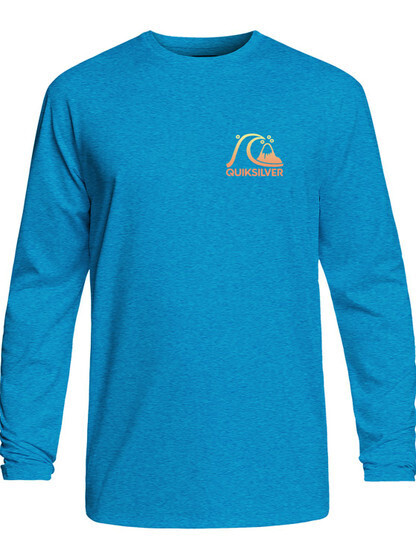 QUICKSILVER QS HERITAGE HEATHER LS BLUE