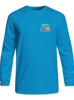 QUICKSILVER QS HERITAGE HEATHER LS BLUE