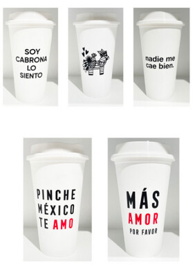 PINCHE MEXICO TE AMO PLASTIC GLASS  - REVOLUCION DEL SUEÑO