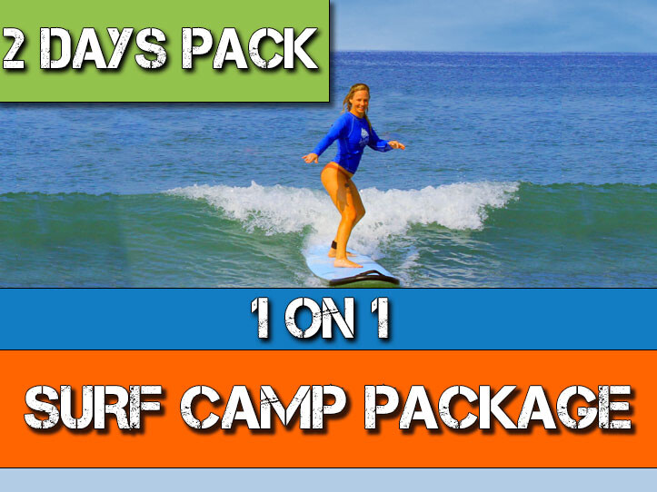 2 DAYS PACKAGE SURF CAMP 1 ON 1