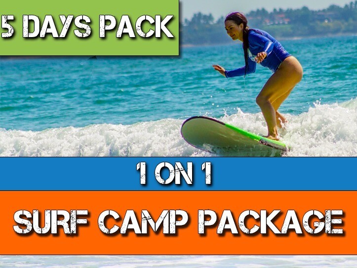 5 DAYS PACKAGE SURF CAMP 1 ON 1
