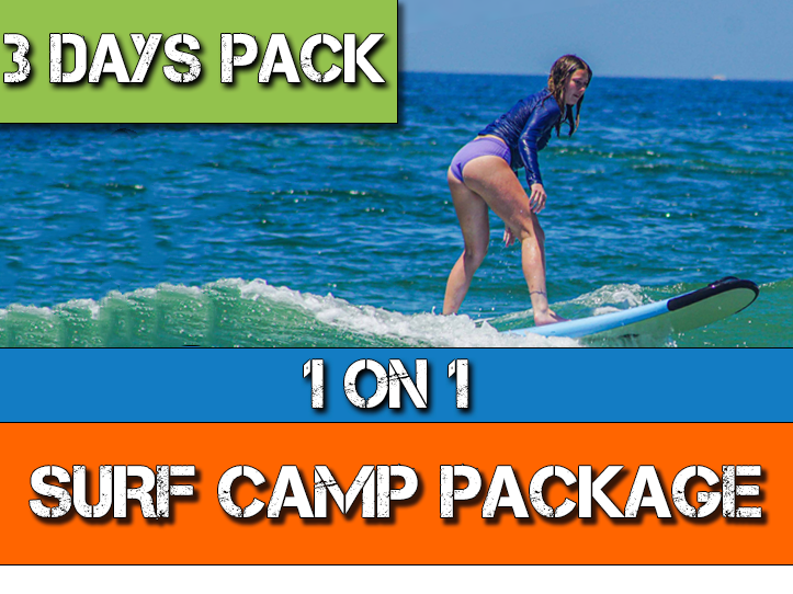 3 DAYS PACKAGE SURF CAMP 1 ON 1